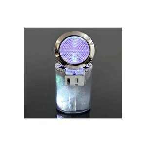 Astraled 7 Renkli Rgb Led Işıklı Lüx Oto Küllük Kapaklı Spor Araç İçi Küllük Araba Küllüğü