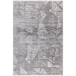 Pastel Halı Almira D152d Gri Akrilik Salon Oturma Yatak Odası Halısı 200x290 cm