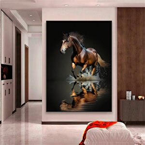 At Kanvas Duvar Sanatı Baskısı; At Kanvas Baskısı; At Kanvas Resmi; Şahlanan At Kanvas Dekor; Modern