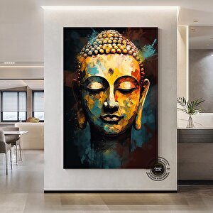 Buda Kanvas Tablosu, Yoga Sanatı, Meditasyon Baskısı, Buda Duvar Manzarası, Budist Duvar Dekoru