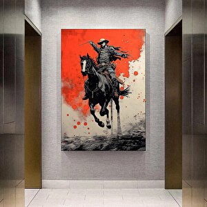 Kovboy Resimleri, Kovboy Ve At Duvar Sanatı, Kovboy Posteri Duvar Baskısı 50x70 cm