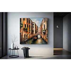 Yağlı Boya Tarzı Venedik İtalya Kanvas Duvar Sanatı, Venedik Kanvas Sanatı