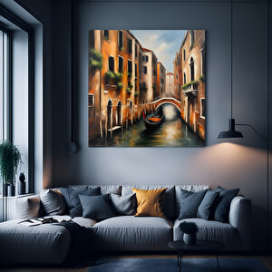 Yağlı Boya Tarzı Venedik İtalya Kanvas Duvar Sanatı, Venedik Kanvas Sanatı