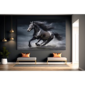 Şahlanan At Kanvas Tablo; Modern Dekor 30x40 cm