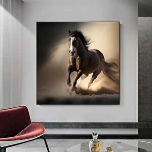 At Kanvas Tablosu – Hayvan Temalı Ev Dekoru – Lüks Kanvas Impressyon