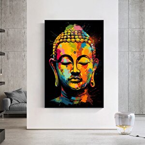 Buda Kanvas Tablosu, Yoga Sanatı, Meditasyon Sanatı Baskısı, Buda Duvar Manzarası