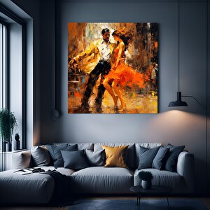 Ev Dekoru Kanvas – Dans Eden Çift, Yağlı Boya Baskı