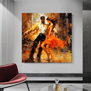 Ev Dekoru Kanvas – Dans Eden Çift, Yağlı Boya Baskı