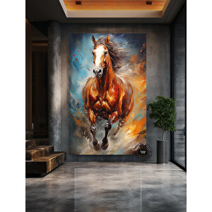 At Temalı Duvar Sanatı; Equestrian Dekor