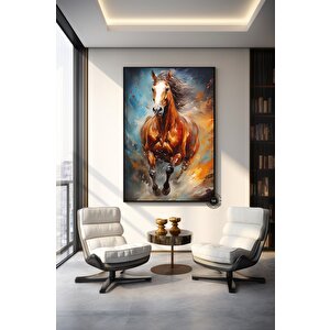 At Temalı Duvar Sanatı; Equestrian Dekor