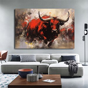 Boğa Kanvas Tablosu; Büyük Boğa 90x150 cm