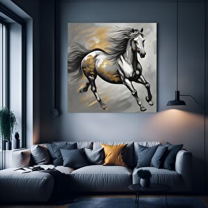 At Kanvası, At Sanatı, Hayvan Duvar Sanatı, Kanvas Duvar Sanatı, Modern Duvar Sanatı, Ev Dekoru