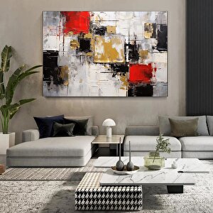 Modern Yağlı Boya Soyut Baskı Duvar Sanatı; Kanvas Dekor