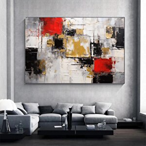 Modern Yağlı Boya Soyut Baskı Duvar Sanatı; Kanvas Dekor