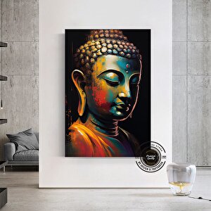 Buddha Kanvas Tablo – Yoga Sanatı; Meditasyon Baskısı; Manzara Duvar Sanatı; Budist Dekor; Lotus Tem
