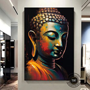 Buddha Kanvas Tablo – Yoga Sanatı; Meditasyon Baskısı; Manzara Duvar Sanatı; Budist Dekor; Lotus Tem