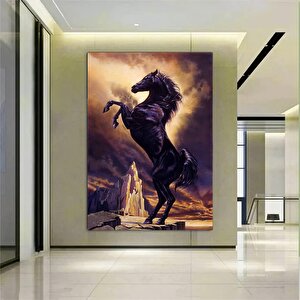 At Tuval Duvar Sanatı Baskısı, At Tuval Baskısı, At Tuval Resmi, Şahlanan At Tuval Dekoru