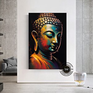 Buddha Kanvas Tablo – Yoga Sanatı; Meditasyon Baskısı; Manzara Duvar Sanatı; Budist Dekor; Lotus Tem