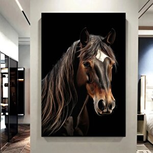 Beyaz At Duvar Sanatı At Dekoru At Resmi Büyük Tuval Sanatı Büyük Resim At Duvar Sanatı Büyük Resim 60x90 cm