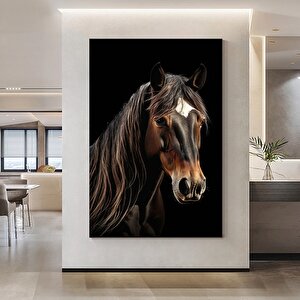 Beyaz At Duvar Sanatı At Dekoru At Resmi Büyük Tuval Sanatı Büyük Resim At Duvar Sanatı Büyük Resim