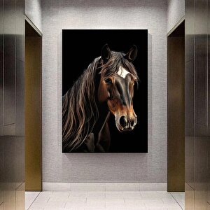 Beyaz At Duvar Sanatı At Dekoru At Resmi Büyük Tuval Sanatı Büyük Resim At Duvar Sanatı Büyük Resim