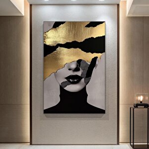 Siyah At Kanvas Baskısı – Vahşi At Duvar Sanatı