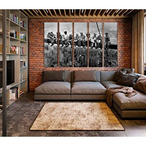 Gökdelen Terasında Öğle Yemeği Fotoğraf Posteri – New York Kanvas; Duvar Sanatı; Ev Dekoru; Tarihi N