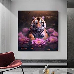 Kaplan Kanvas Tablo – Kaplan Hayvan Baskısı – Ev Dekoru