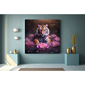 Kaplan Kanvas Tablo – Kaplan Hayvan Baskısı – Ev Dekoru