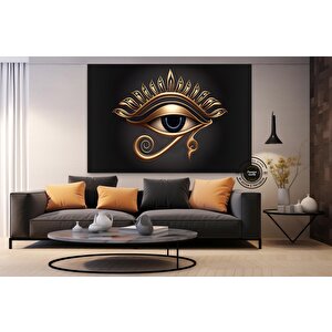 Antik Mısır Duvar Sanatı, Ra’nın Gözü Sanat Baskısı, Büyük Kanvas Ev Dekoru, Antik Mısır Kanvası