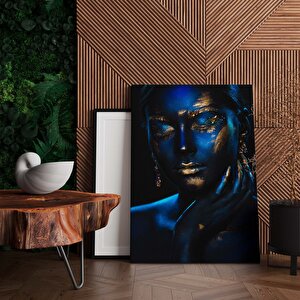 Modern Afrikalı Kadın Tablosu Duvar Sanatı Afişi Oturma Odası İçin Ev Dekoru