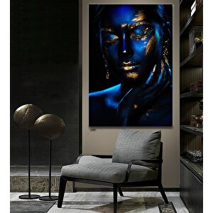 Modern Afrikalı Kadın Tablosu Duvar Sanatı Afişi Oturma Odası İçin Ev Dekoru