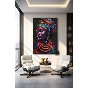 Siyah Kadın Sanatı; Modern Moda Tablo 30x40 cm