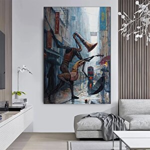 Büyük Dans Eden Tablo; Çift Duvar Sanatı; Dansçılar; Parti Hediyesi; Çok Renkli Kanvas