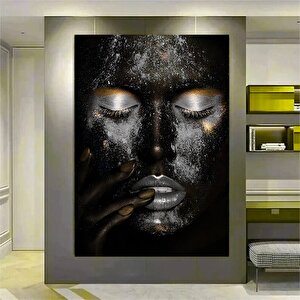 Afrika Kadınları, Nordik Stil Kanvas Tablo Portre Posterleri Ve Baskılar 50x70 cm