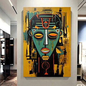 Afrika Duvar Sembolleri; Afrika Kanvas Tablo; Afrika Kültürü Ev Dekoru; Lüks Afrika Duvar Sanatı; Mo