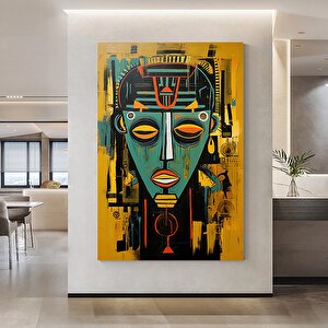 Afrika Duvar Sembolleri; Afrika Kanvas Tablo; Afrika Kültürü Ev Dekoru; Lüks Afrika Duvar Sanatı; Mo