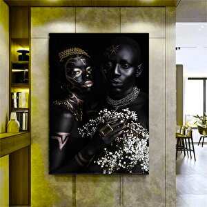 Afrikalı Kadınlar, İskandinav Tarzı Kanvas Portre Posterleri Ve Baskıları 70x100 cm