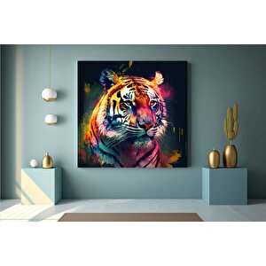 Kaplan Kanvas Tablo, Kaplan Hayvan Baskısı, Ev Dekoru, Hayvan Sanatı