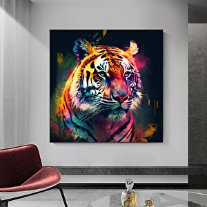 Kaplan Kanvas Tablo, Kaplan Hayvan Baskısı, Ev Dekoru, Hayvan Sanatı