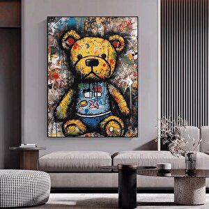 Teddy Ayı Duvar Sanatı – Graffiti Ve Sokak Stili 20x30 cm