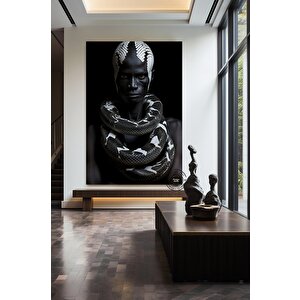 Afrika-amerikan Kültürü Duvar Dekoru, Afrika Sembolleri Ve Soyut Kanvas