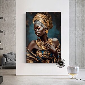 Siyah Kız Sanatı Baskısı, Siyah Kadın Tablo, Afrikalı Duvar Sanatı Kanvas Soyut, Siyah Kız Tablo