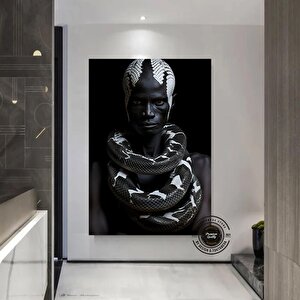 Afrika-amerikan Kültürü Duvar Dekoru, Afrika Sembolleri Ve Soyut Kanvas