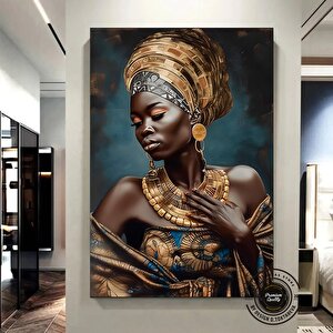 Siyah Kız Sanatı Baskısı, Siyah Kadın Tablo, Afrikalı Duvar Sanatı Kanvas Soyut, Siyah Kız Tablo