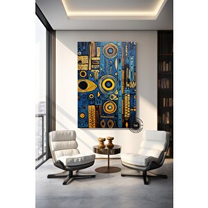 Afrika-amerikan Kültürü Duvar Sanatı; Sembolik Kanvas 90x150 cm