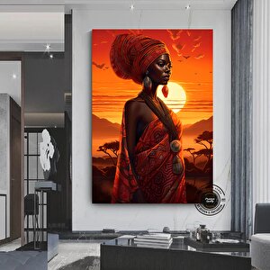 Afrika–amerikan Kültürü Duvar Sanatı; Afrika Kültürü Dekoru; Yerel Kadın Duvar Sanatı; Soyut Kanvas;