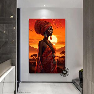 Afrika–amerikan Kültürü Duvar Sanatı; Afrika Kültürü Dekoru; Yerel Kadın Duvar Sanatı; Soyut Kanvas;