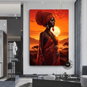 Afrika–amerikan Kültürü Duvar Sanatı; Afrika Kültürü Dekoru; Yerel Kadın Duvar Sanatı; Soyut Kanvas;