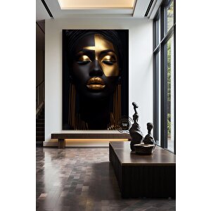 Siyah Sanat; Siyah Kadın Sanatı; Afrika-amerikan Sanatı; Kız Sanatı; Moda Duvar Sanatı